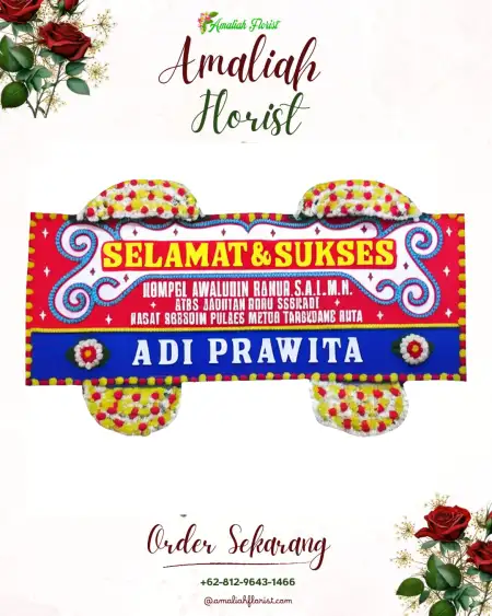 Papan Bunga Ucapan Selamat Tongowai