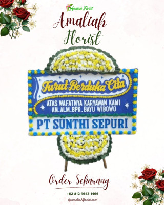 Papan Bunga Duka di Tongowai