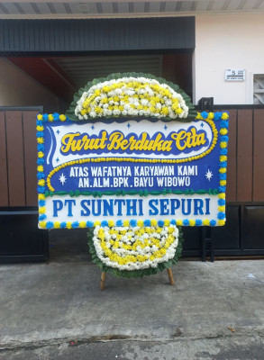 Papan Bunga Duka di Tongowai