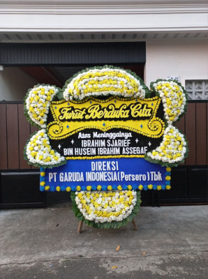 Papan Bunga Duka di Tongowai